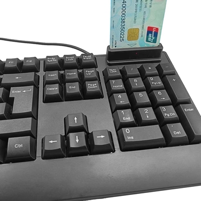 Desktop Computer Keyboard EID Smart Card Reader for European Countries