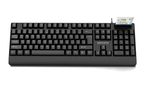 Keyboard with Smart Card Reader