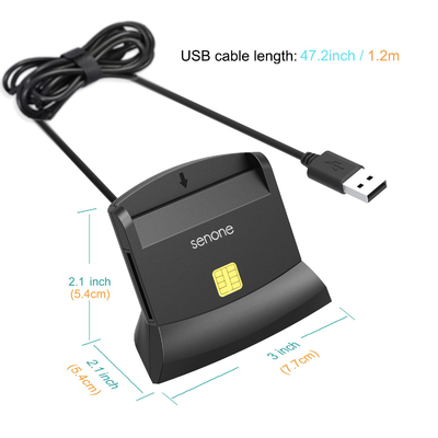 Smart ATM ISO 7816 USB EMV SIM IC ID Credit Newest Customized Card Reader