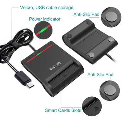debit atm payment sim Type-C smart card reader emv multi ic id chip card reader