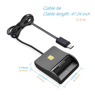 EMV SIM USB IC ID Card Reader ISO 7816 Credit Smart Card Reader with Cac Card Reader