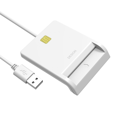 2025 New Launched Products White Id Usb Universal Smart Card Reader