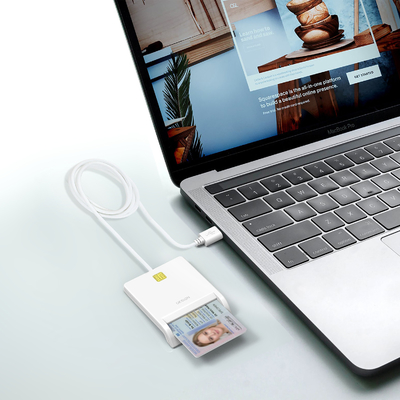 2025 New Launched Products White Id Usb Universal Smart Card Reader