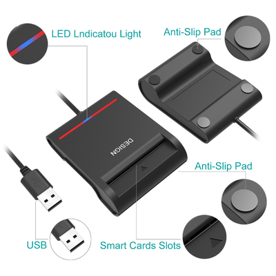 High Quality USB Chip SIM IC ID Ios 7816 Credit Smart Card Evm Chip Reader Writer